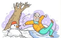 雪天路滑易摔倒！這份防摔倒秘籍一定用得上……
